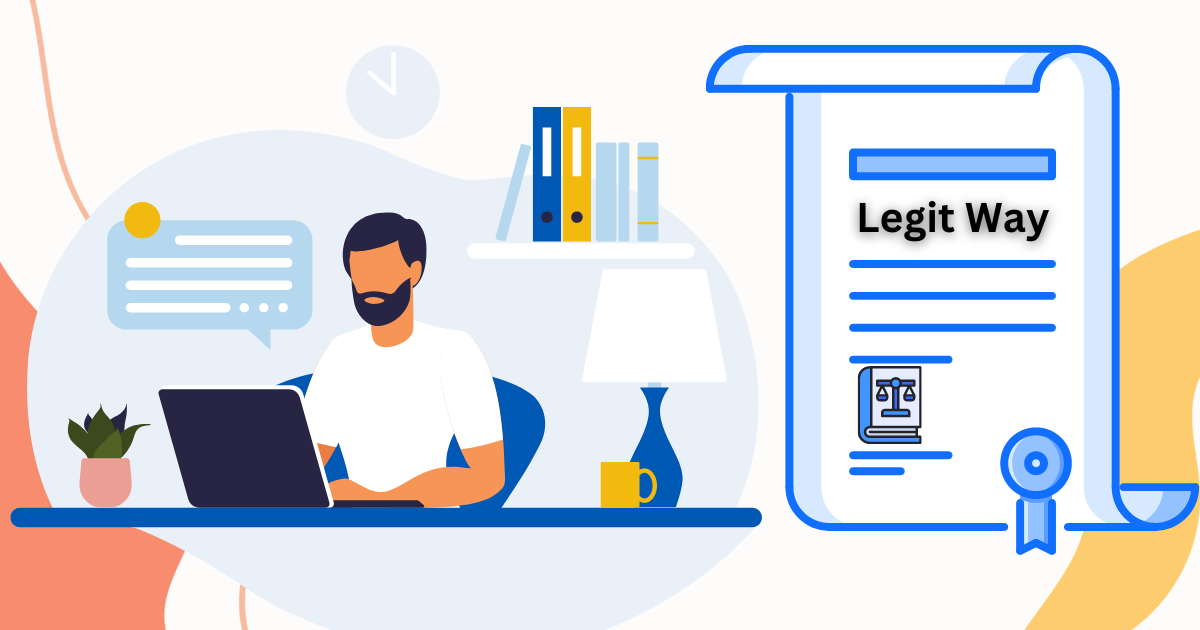 Online working is the legit way