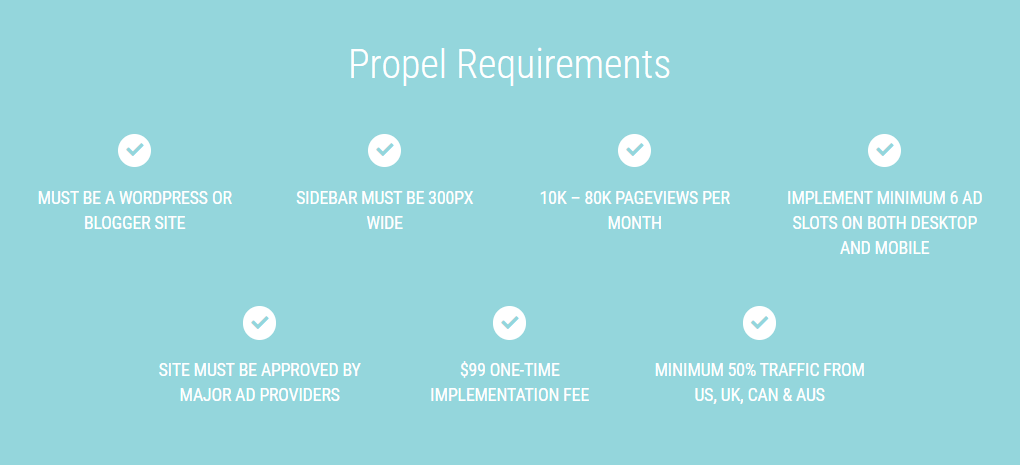 Monumetric requirements