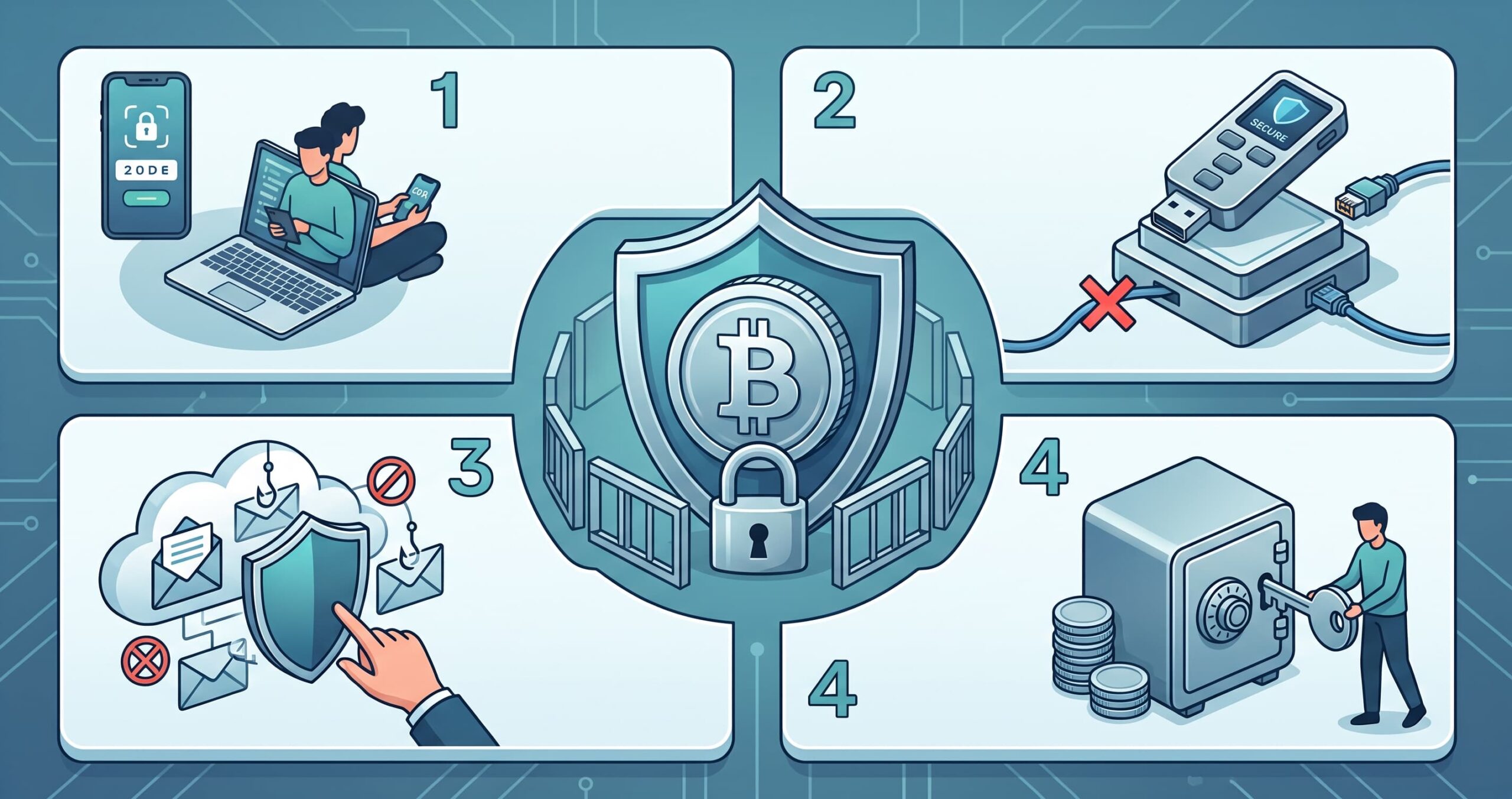 How to Secure Cryptocurrency: 4 Non-Negotiable Best Practices