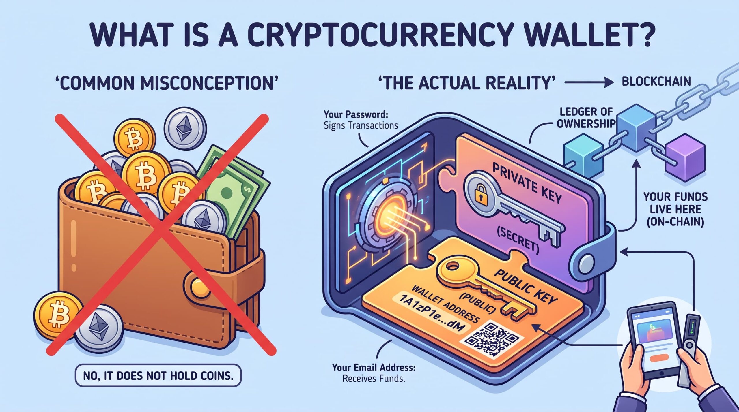 What Actually Is a Cryptocurrency Wallet?